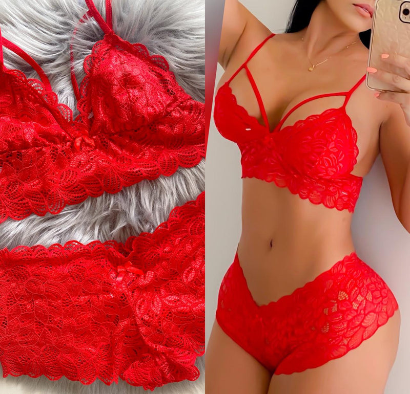 Lencería Femenina de Encaje Cachetero 🔥Compre 2 y llévese la tercera🔥