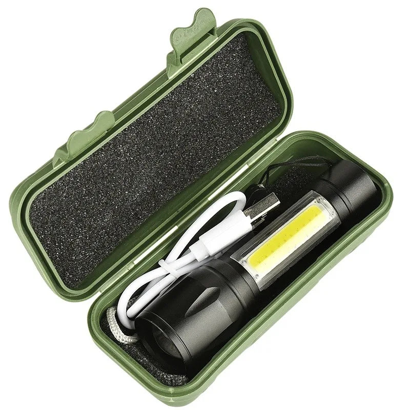 💡 LUZMAX | MINI LINTERNA TÁCTICA RECARGABLE 🔋+ 50% OFF EN LA SEGUNDA UNIDAD