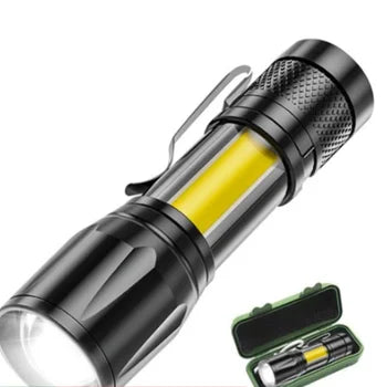 💡 LUZMAX | MINI LINTERNA TÁCTICA RECARGABLE 🔋+ 50% OFF EN LA SEGUNDA UNIDAD